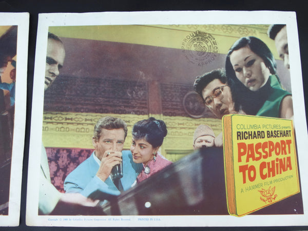 Passport To China (1960) 4 Lobby Cards