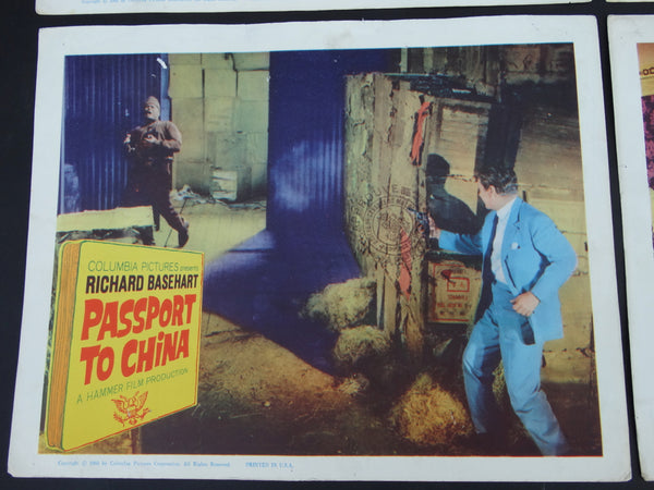 Passport To China (1960) 4 Lobby Cards