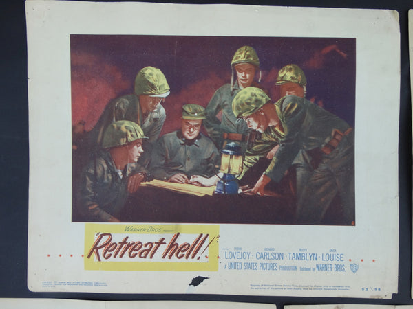 Retreat, Hell! (1952) 5 Lobby Cards