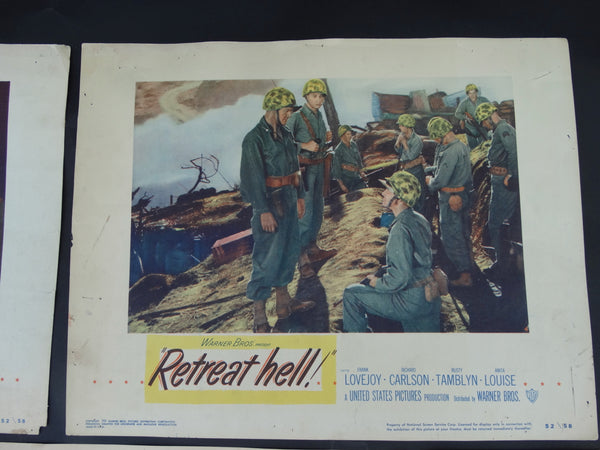 Retreat, Hell! (1952) 5 Lobby Cards