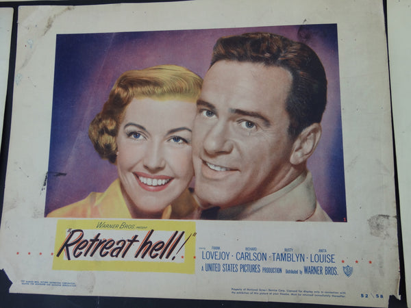 Retreat, Hell! (1952) 5 Lobby Cards