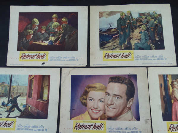 Retreat, Hell! (1952) 5 Lobby Cards