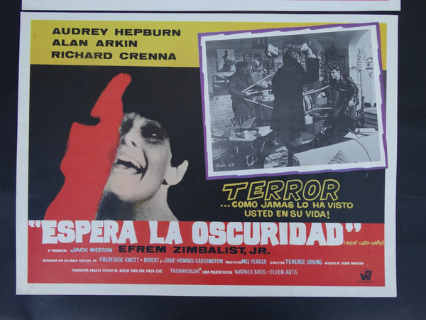 Wait Until Dark 1967 (Espera La Oscuridad) 2 Lobby Cards