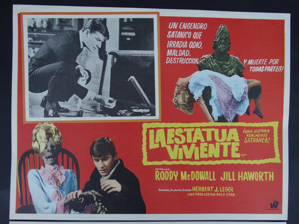 La Estatua Viviente (It! 1967) 2 Lobby Cards