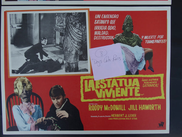 La Estatua Viviente (It! 1967) 2 Lobby Cards