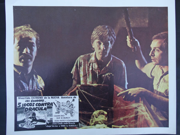 5 Locos Contra Dracula (Les Charlots Contre Dracula 1980) 4 Lobby Cards
