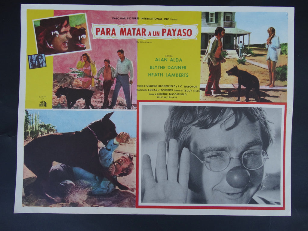 Par Matar Un Payaso (To Kill A Clown 1972) Lobby Card