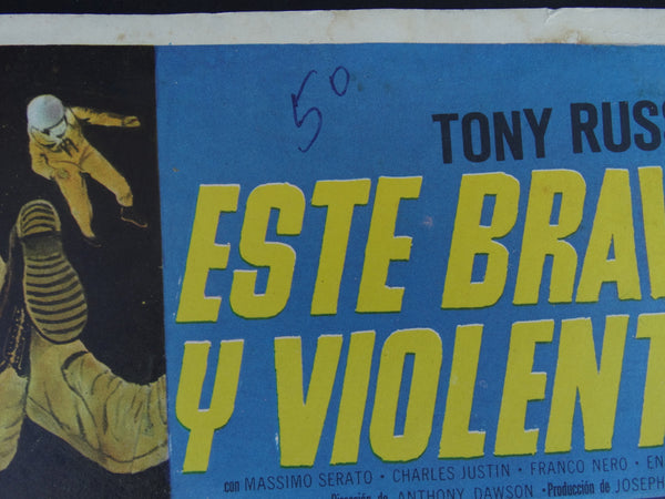 Este Bravo, Salvaje y Violento Mundo (This Wild, Wild Planet 1966) Lobby Card