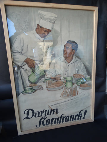 Vintage DARUM KORNFRANCK poster featuring Max Schmeling