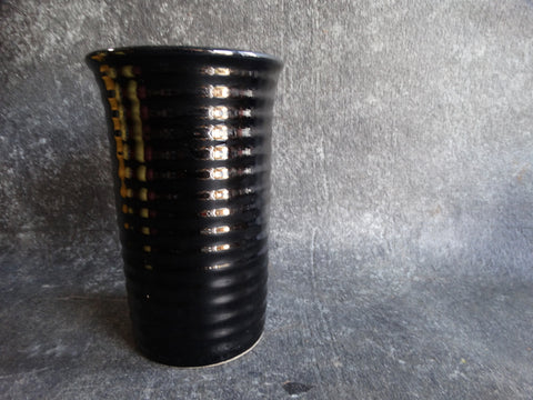 Bauer Ringware Vase in Black B3048