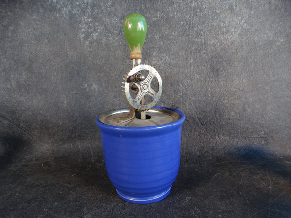 Monterey Bauer Ringware Cobalt Bowl with Beater Accessory B3111