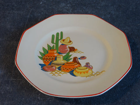 Homer Laughlin Mexicana Small Plate CA2157