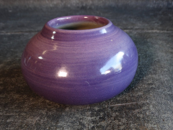 Palmer Huek - Squat Purple Vase - North Dakota School of Mines CA2445