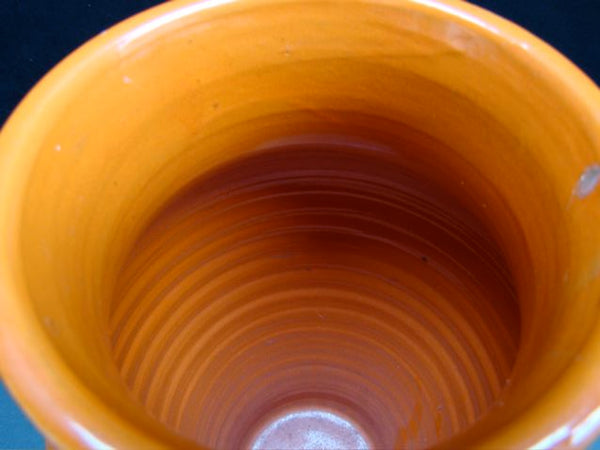 California Rainbow Hand Thrown 13″ Vase Orange RARE