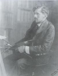 Charles Franklin Chamberlain (1871-1947) circa 1910s - Oil on Board P2849