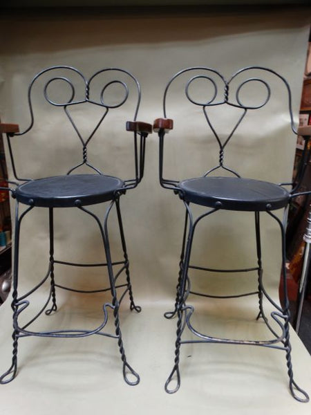 French Wrought Iron Barstools F1412