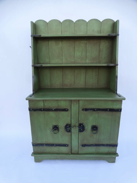 Monterey Classic Spanish Green Welsh Cupboard F2079