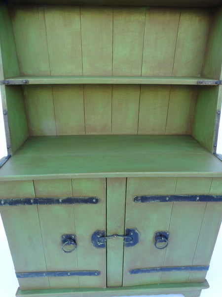 Monterey Classic Spanish Green Welsh Cupboard F2079