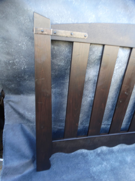 Monterey A-Frame Style Custom Made King Size Bed Head Board F2220