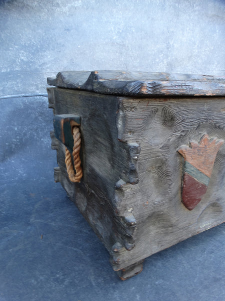 Spanish Revival Galleon Trunk F2222