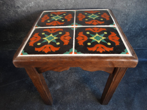 Monterey Classic Taylor Tile-Top Table in Dark Smoky Maple F2232