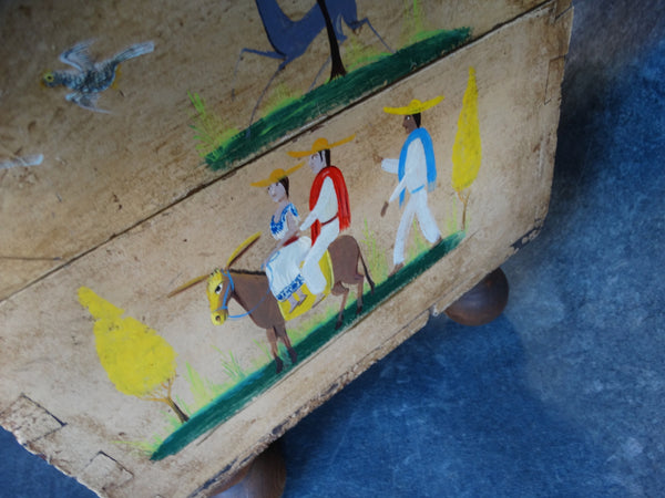 Salvador Corona - 18th Century Trunk painted by the artist 1930-40 F2348