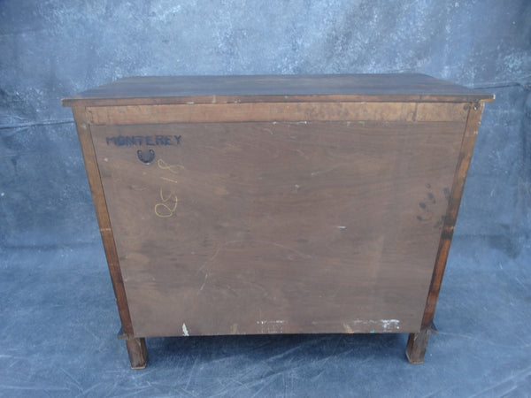 Monterey Old Wood 4-Drawer Low Dresser 1930s F2377