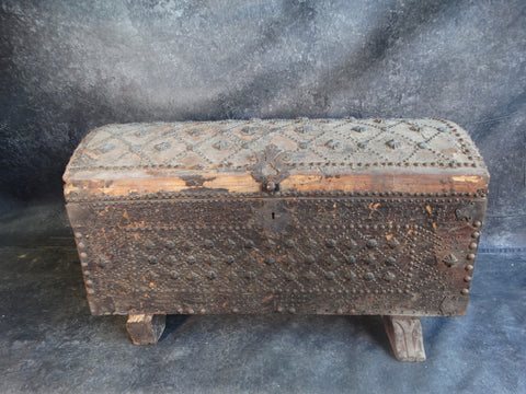 19th Century Spanish Studded Chest F2388