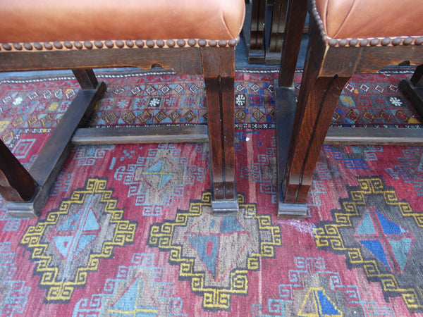 Set of 6 Portuguese Dining Chairs - Early 20th Century F2396