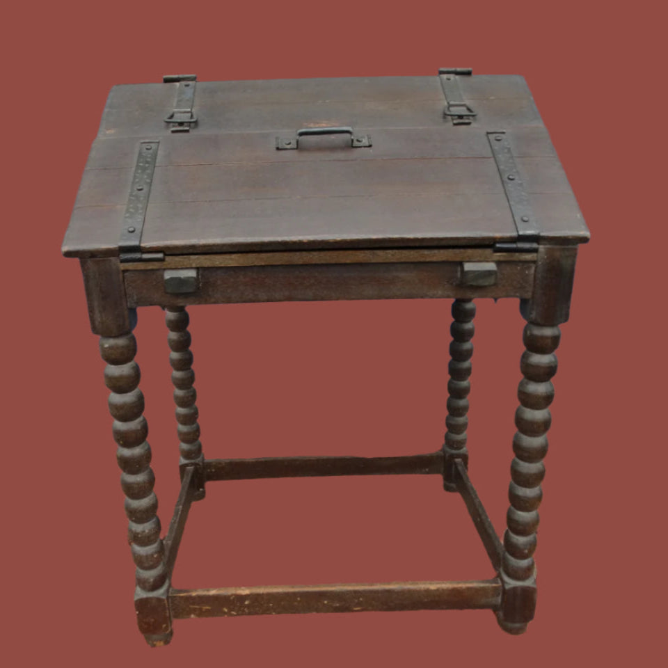 Imperial Monk's Desk circa 1930 in Original Condition F2413