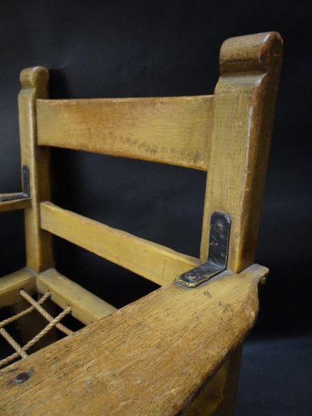 Imperial Rope Seat Armchair in Straw Ivory