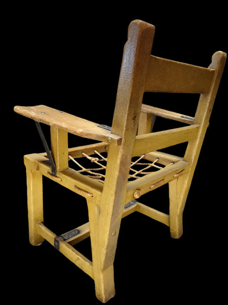 Imperial Rope Seat Armchair in Straw Ivory
