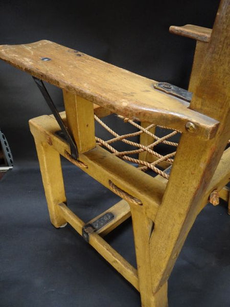 Imperial Rope Seat Armchair in Straw Ivory