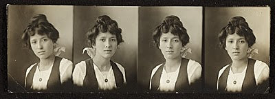 Annita Delano - Tree in Red Leaf, Yellow House - Gouache on Black Paper P3040