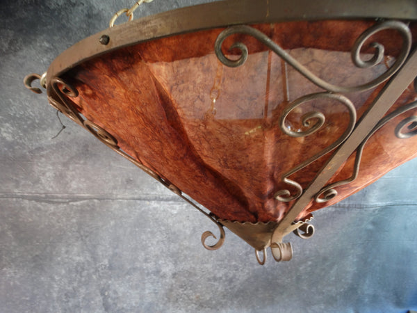 Spanish Revival 4-Light Chandelier L713