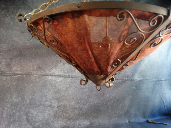 Spanish Revival 4-Light Chandelier L713
