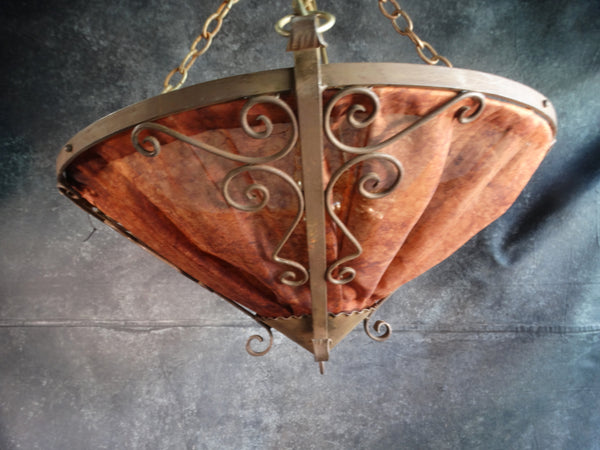 Spanish Revival 4-Light Chandelier L713