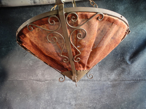 Spanish Revival 4-Light Chandelier L713