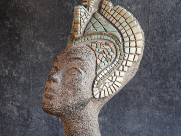 Reglor of California Mid-Century Nefertiti Lamp with Period Shade L729