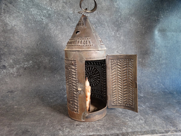 Mexican Tin Lantern 1920s-30s L747