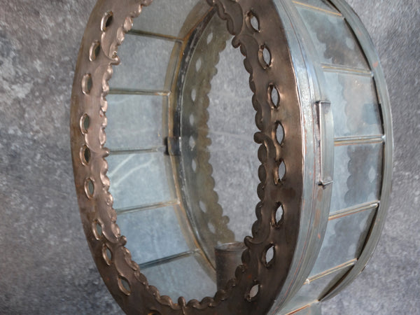 Baroque Mexican Tin Lantern/Lamp L750