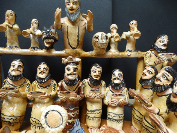 Ocumichu Ceramic Last Supper c 1950s
