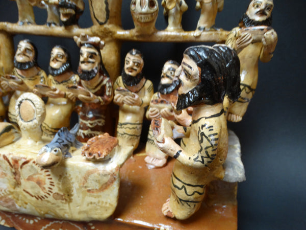 Ocumichu Ceramic Last Supper c 1950s