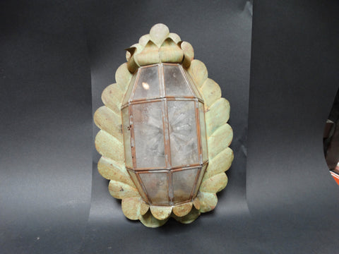 Mexican Tin Wall Sconce circa 1930s