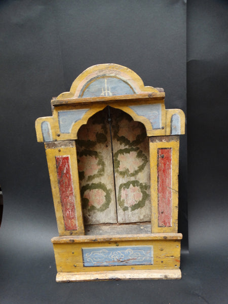Mexican Nicho/Retablo Wall Altar circa 1900s