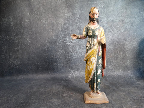 19th Century Mexican Standing Christ M2143