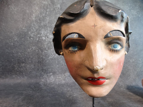 Mexican Paper-maché Mask of a Woman M2158