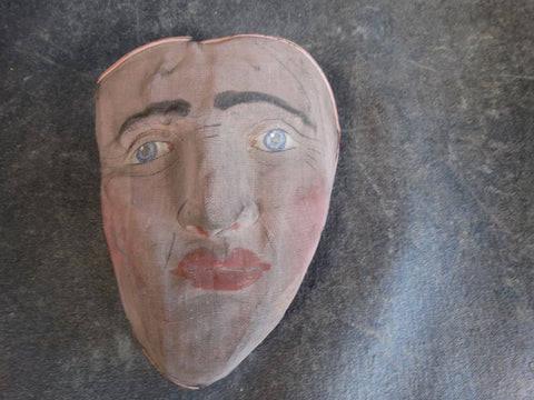 Mexican Metal Gauze Mask circa 1920s M2160