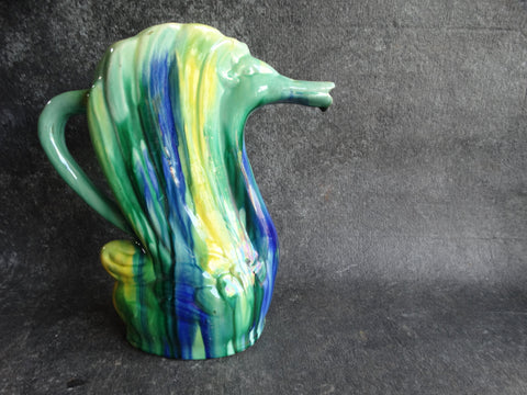 Oaxacan Dripware Seahorse Pitcher 1940s M2658