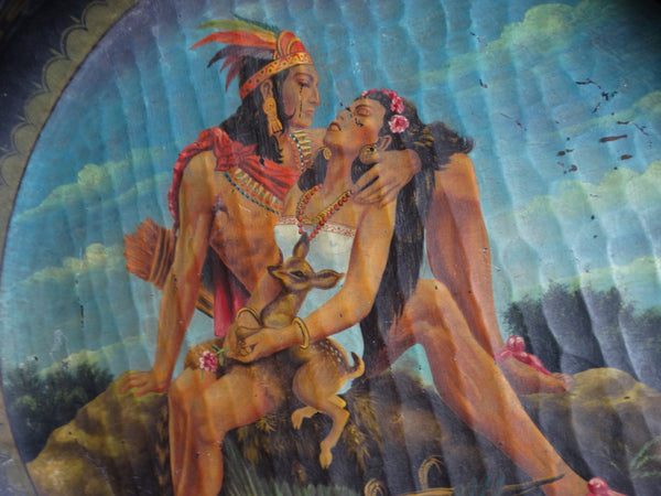 Mexican Batilla - Amor Indio after Jesus Helguera  M2728